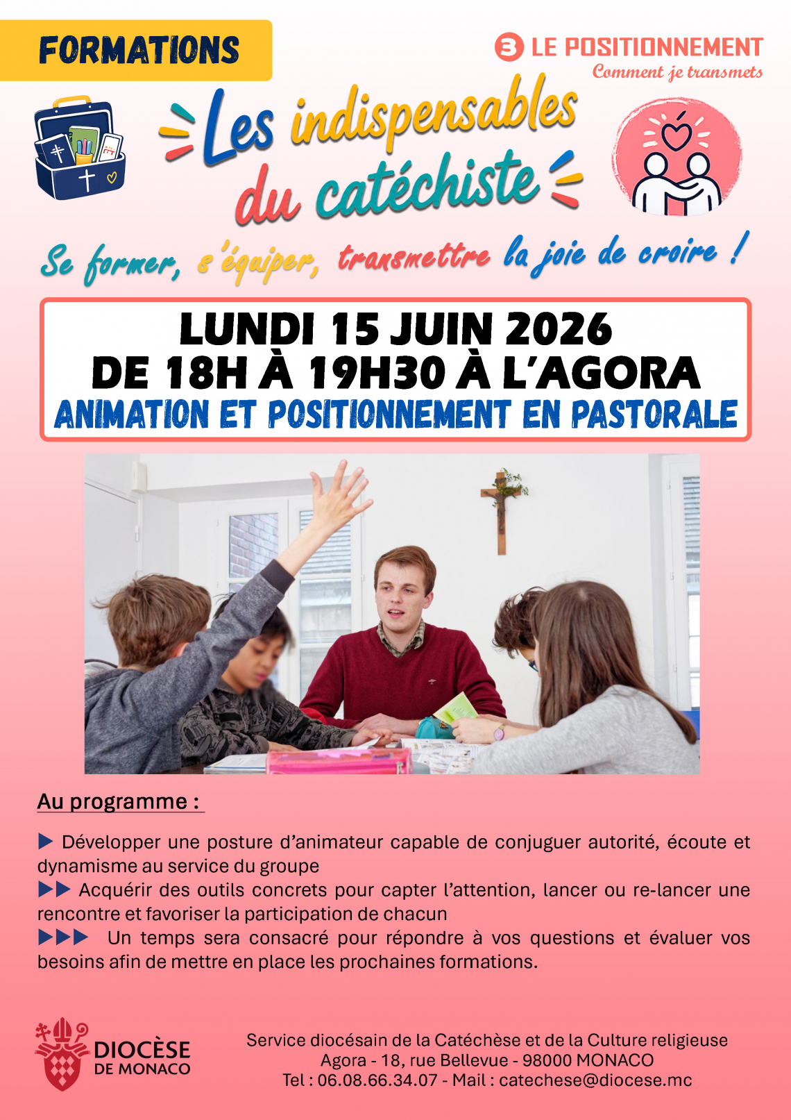 Animation et positionnement en pastorale